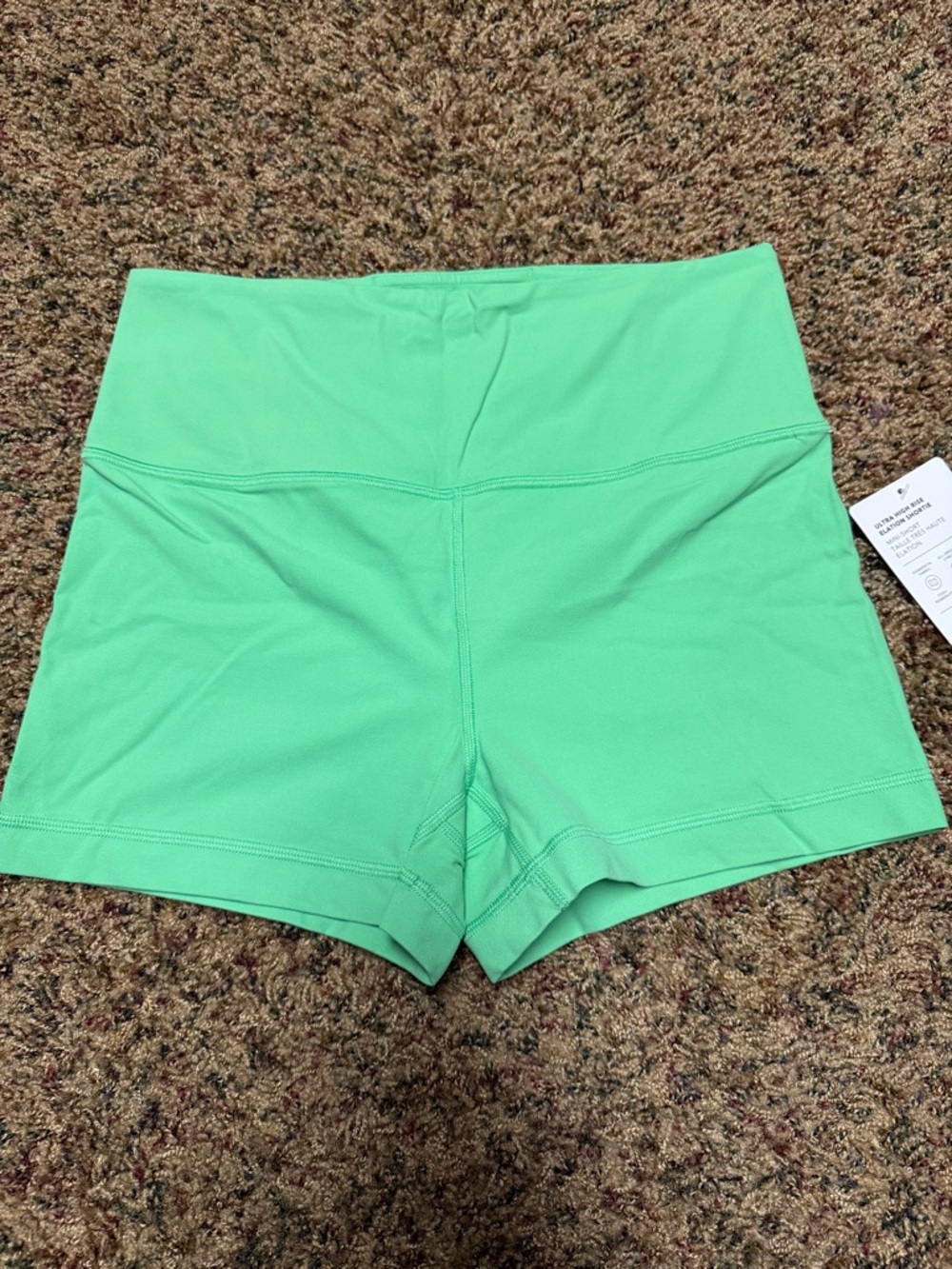 Athleta Mint Green Bike Shorts
